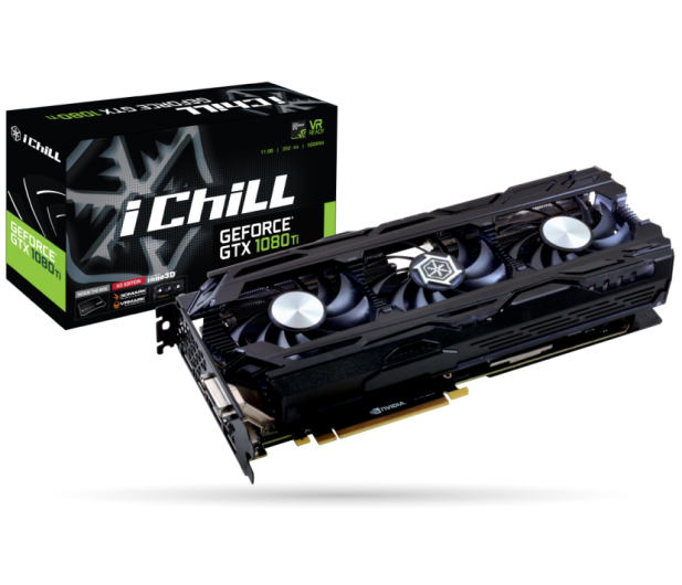 INNO3D GeForce GTX 1080 Ti iChill X3 11GB GDDR5X 1683/11400 (3xDP HDMI DVI-D) C108T3C-1SDN-Q6MNX - 402518 - zdjęcie